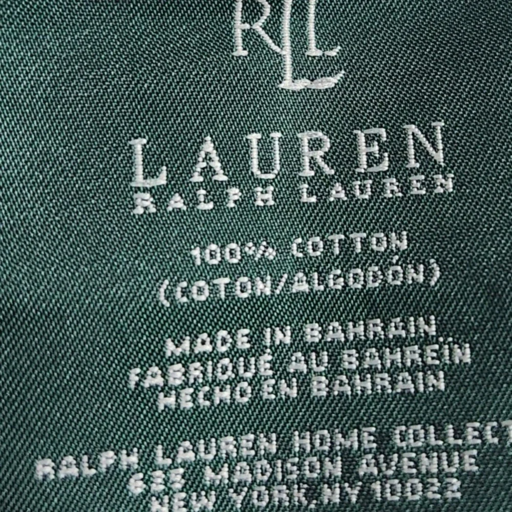 Lauren Ralph Lauren Vintage Light Blue Paisley Standard Pillowcase 100% Cotton